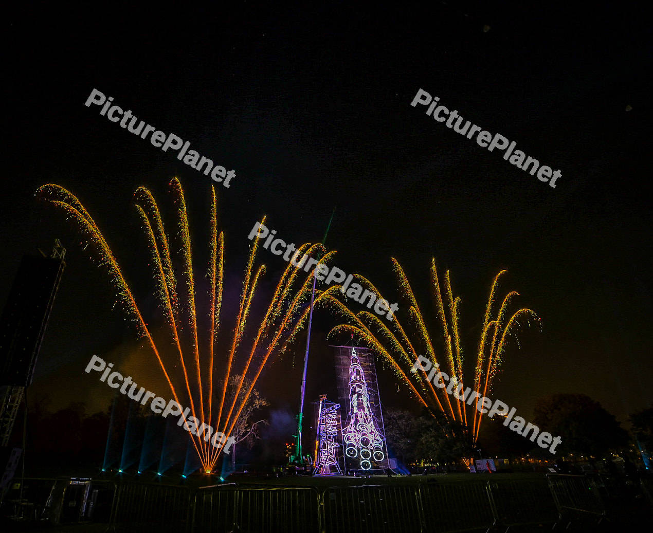 Two Fireworks